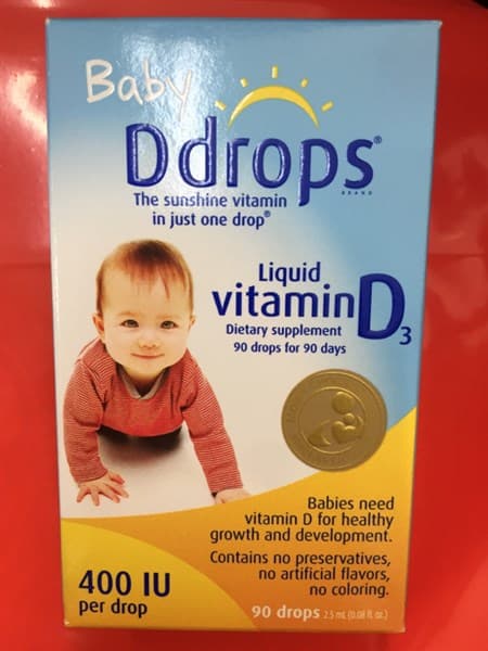 Vitamin D3 Ddrops 400 IU - Mỹ (Xanh)