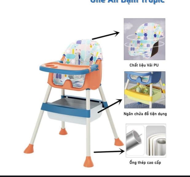 Ghế ăn dặm Tropic Sasa