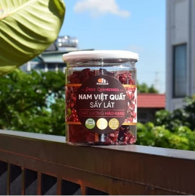 Nam việt quất sấy lát hũ 250g