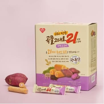 Bánh nướng cuộn giòn 21 loại 150g - K.lang tím
