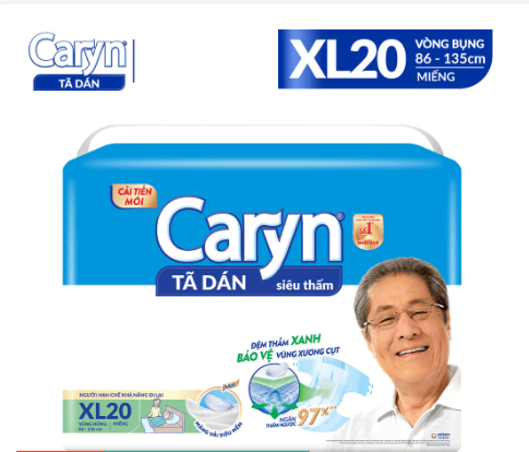 Tã quần Caryn XL 24 miếng