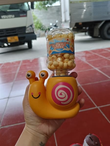 Bánh Small Steam Bun vị trứng_(Ốc Sên Vàng) 50g