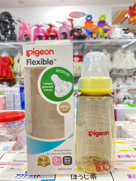 Bình sữa PIGEON PPSU cổ hẹp 160ml