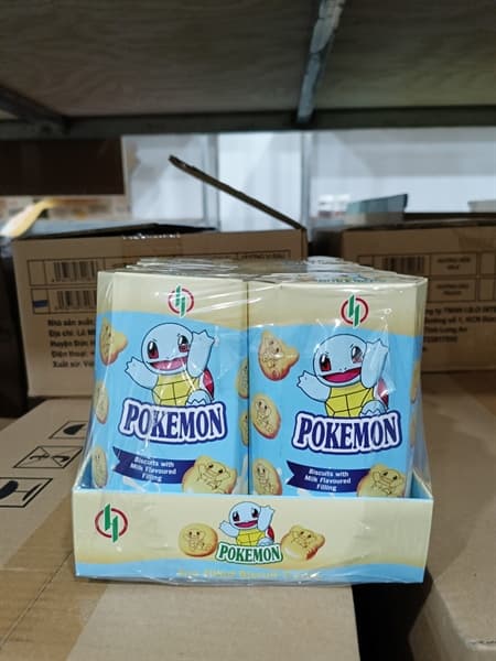 Bánh rùa Pokemon 33g - Vị Sữa