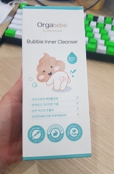 DUNG DỊCH VỆ SINH MÔNG CHO BÉ ORGABEBE 300ML HÀN QUỐC