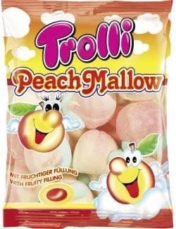 Kẹo dẻo Trolli Peach Mallow 150g