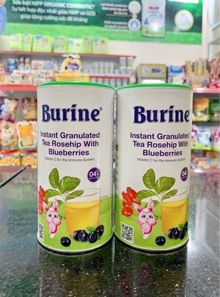 Trà cốm hoa quả Burine tầm xuân, việt quất 200g