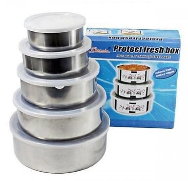 Bộ 5 thố ngăn lạnh Stogage (24c/1t)