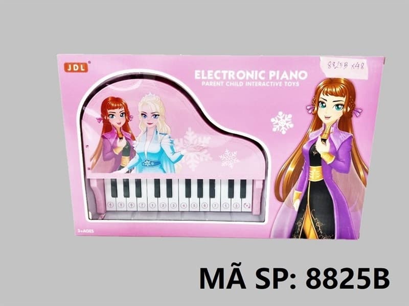 8825B HỘP ĐÀN PIANO PIN, CÓ NẮP NGƯỜI TUYẾT