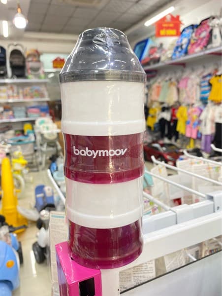Hộp Chia Sữa 4 Tầng ( Màu Đỏ ) BABYMOOV