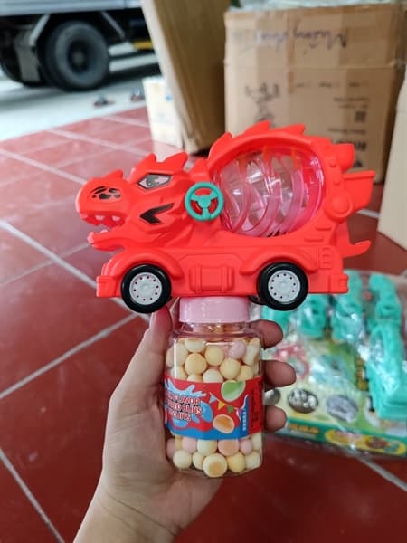 Bánh Steamed buns biscuits nhiều vị (Mixer Truck Khủng Long) 45g