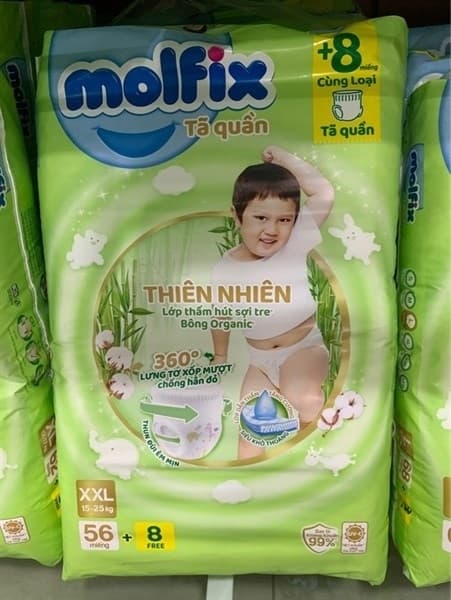 Tã quần Molfix XXL56+8