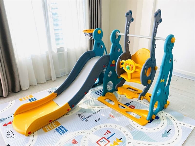 Cầu trượt xích đu hải cẩu HL-1027