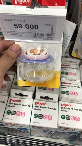 Ti ngậm bước 2 PIGEON