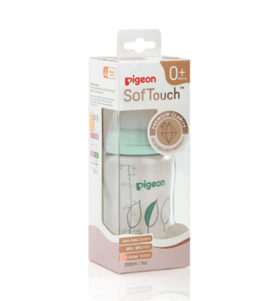 BÌNH SỮA PIGEON T-ESTER PLUS – CHIẾC LÁ 200ML