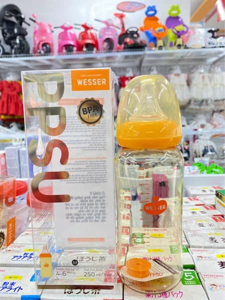 Bình sữa PPSU WESSER 250ml