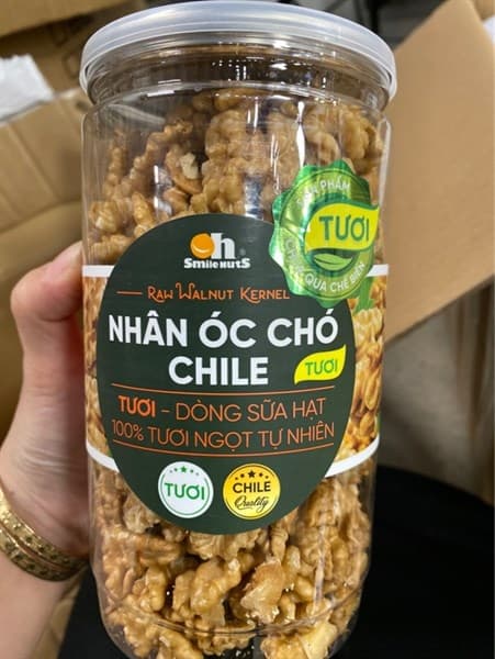 Nhân óc chó Chile tươi Oh Smile nuts 350g
