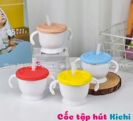 Cốc tập uống Kichi 3 giai đoạn