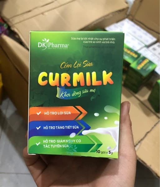 Cốm lợi sữa Curmilk hộp 20 gói x5g