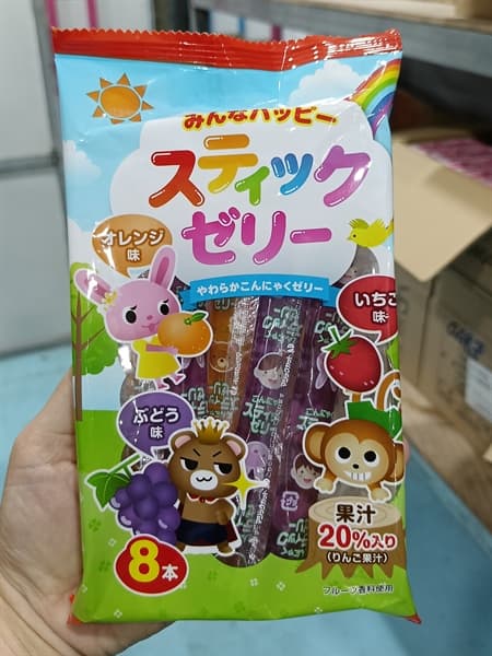 Thạch que Ribon vị trái cây 130g
