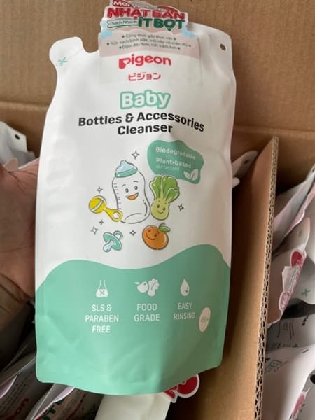 Nước Rửa Bình Sữa Gốc Thực Vật 450ml