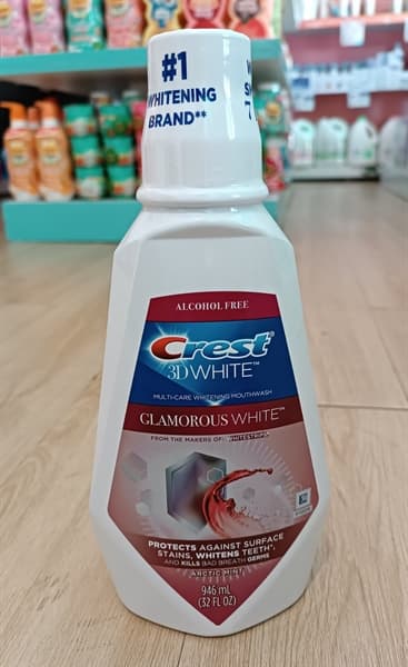 Nước súc miệng Crest 3D White -946ml