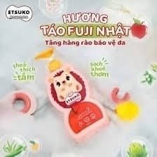 Tắm Gội ETSUKO Hương Dưa Lưới 400ml + Bông Tắm