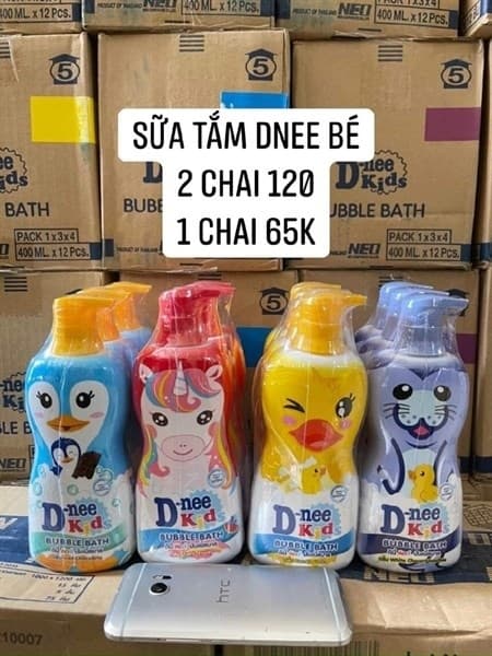 Sữa tắm Dnee kids 400ml - Xanh Dương