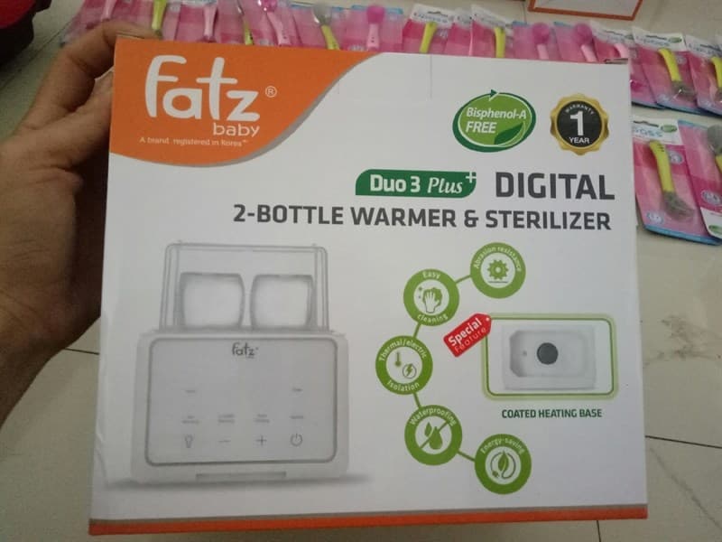 Máy hâm sữa tiệt trùng 2 bình điện tử Duo 3 Plus_ FB3094TK