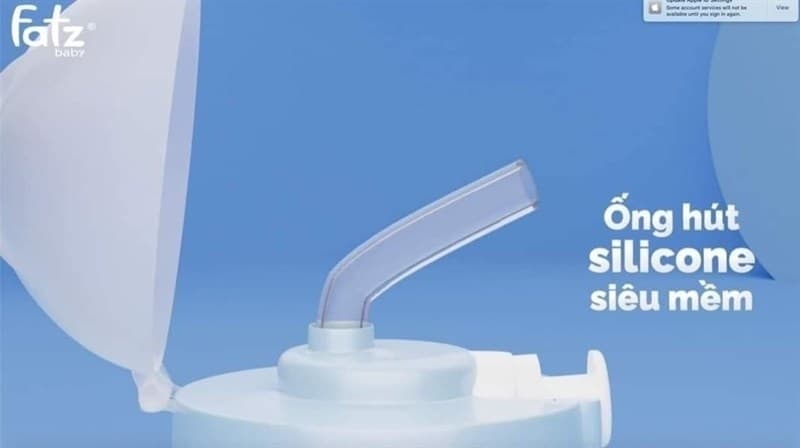 FAZT_Bình nước Tritan bật hút 2 tay cầm 360 độ 250ML FB0250NH (xanh-hồng)