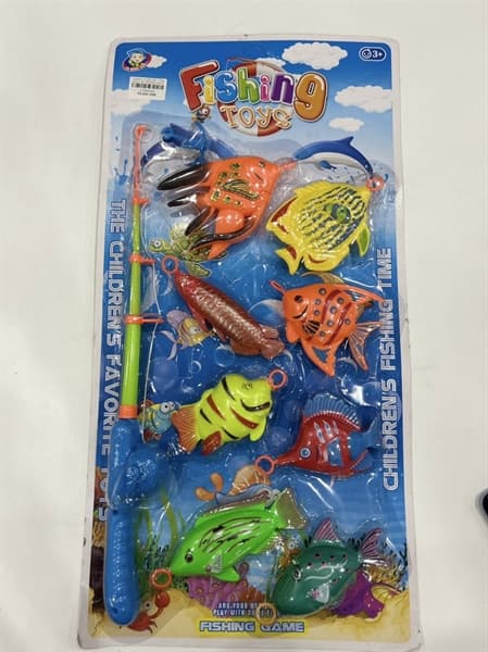 KM6824 VĨ CÂU CÁ 1 CẦN MÓC+ 8C FISHING TOYS