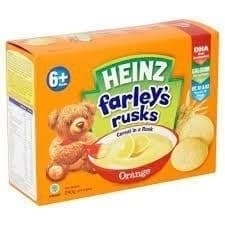 BÁNH QUY DÀNH CHO TRẺ EM FARLEY'S HEINZ VỊ CAM 120GR 6M