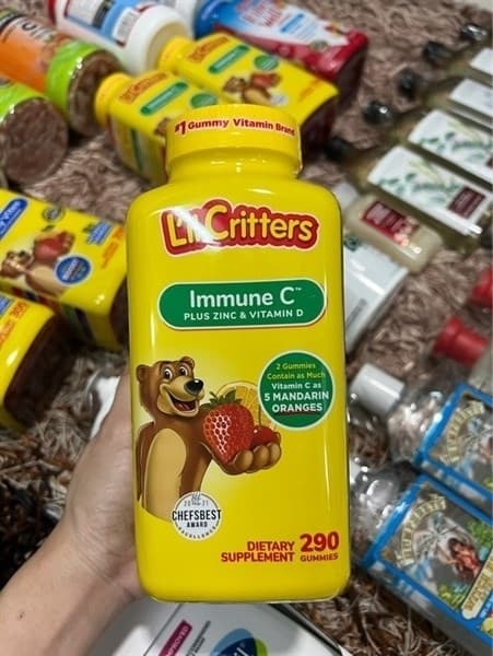 VIÊN NHAI TĂNG CƯỜNG SỨC ĐỀ KHÁNG CHO BÉ LILCRITTERS IMMUNE C
