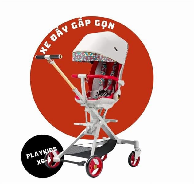 Xe đẩy gấp gọn Playkids X6-3