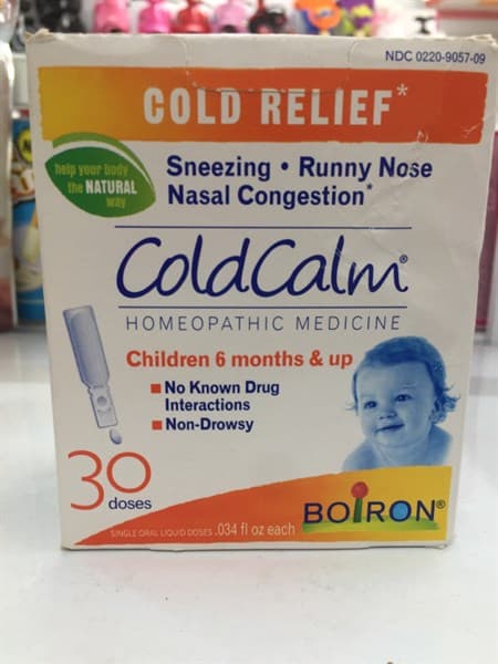 Muối uống trị cảm cúm BOIRON Coldcalm (Mỹ)