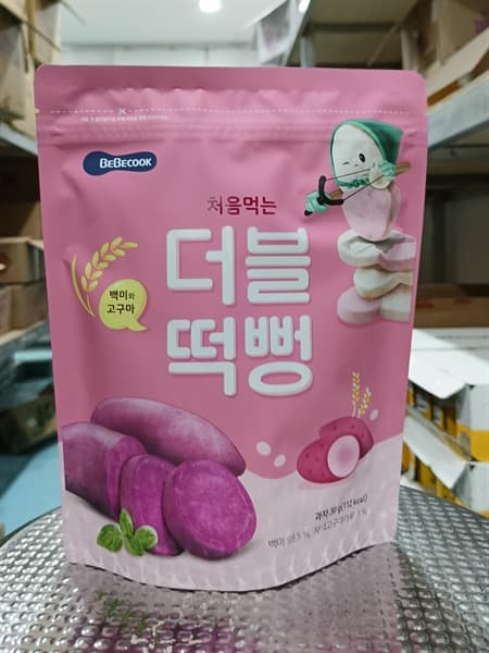 Bánh Gạo Bebecook 30g-Khoai tím,gạo