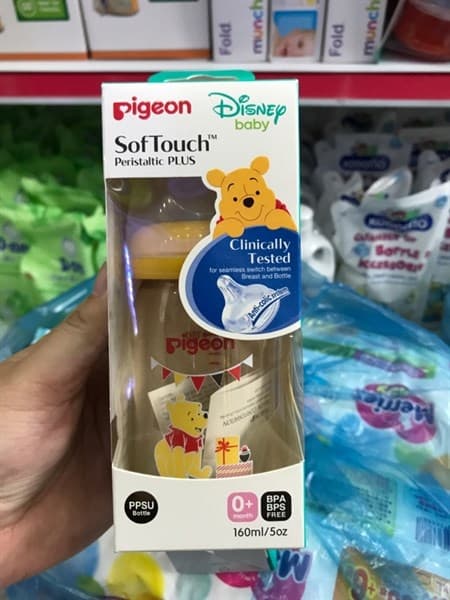 Bình sữa PPSU Plus 160ml - Gấu Pooh