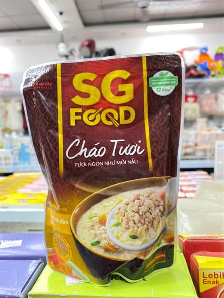 Cháo tươi SGF tổ yến thịt thăn bằm bí đỏ 240g (12m+)