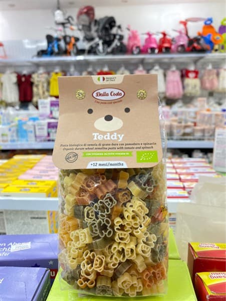 Nui rau củ hữu cơ hình gấu Dalla Costa (200g)
