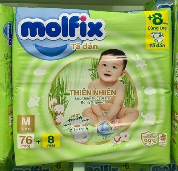 Tã quần Molfix L68+8