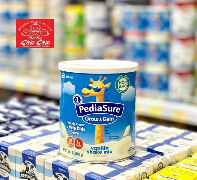 Sữa Pediasure Mỹ 400g-Vani (Thùng 6 lon)