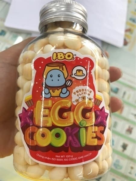 492. BÁNH TRỨNG MEN BI VỊ IBO PUDDING 100G