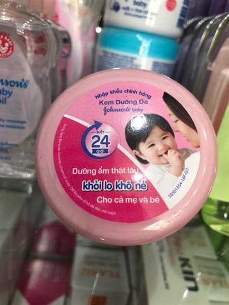 KEM DƯỠNG ẨM JOHUSON'S BABY CREAM HỒNG 50G