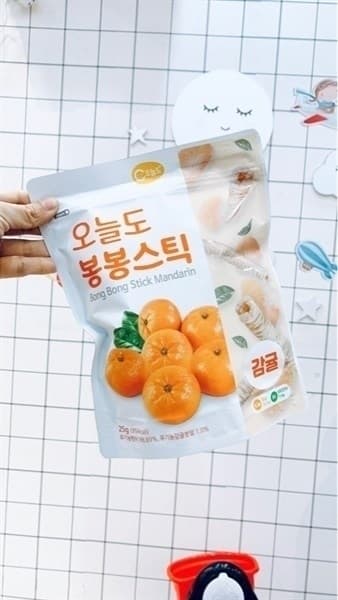 BÁNH GẠO BONG BONG STICK MANDARIN VỊ QUÝT, TÁO CÀ RÔT, BÍ ĐỎ, HÀNH TÂY
