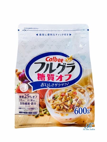 NGŨ CỐC TRÁI CÂY CALBEE 50GR - TRẮNG