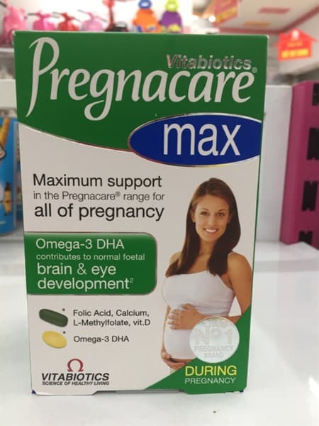 Vitamin Bầu Pregnacare Max (Anh) 84V