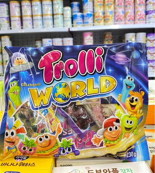 Kẹo Dẻo Trolli- Gummi World 230g (0553)