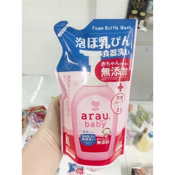 Nước rửa bình Arau túi 450ml