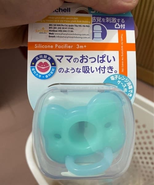 TY NGẬM SILICON CHIẾC NƠ 3M+
