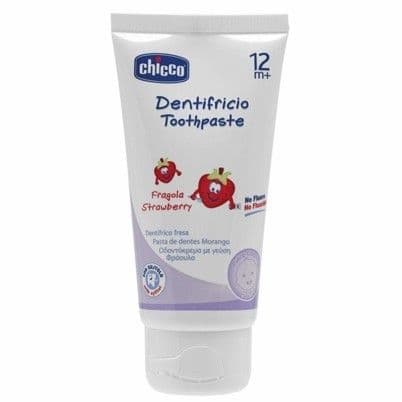 Kem đánh răng Chicco (dâu) (12m+) (50ml)